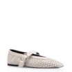 Sapatilha Fivela Couro Off White - imagem 1