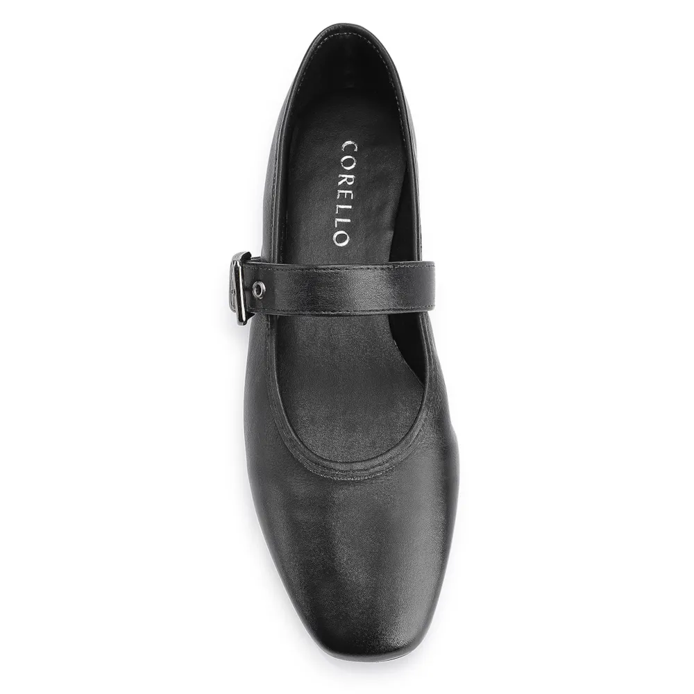 Sapatilha Fivela Couro Preto - imagem 6