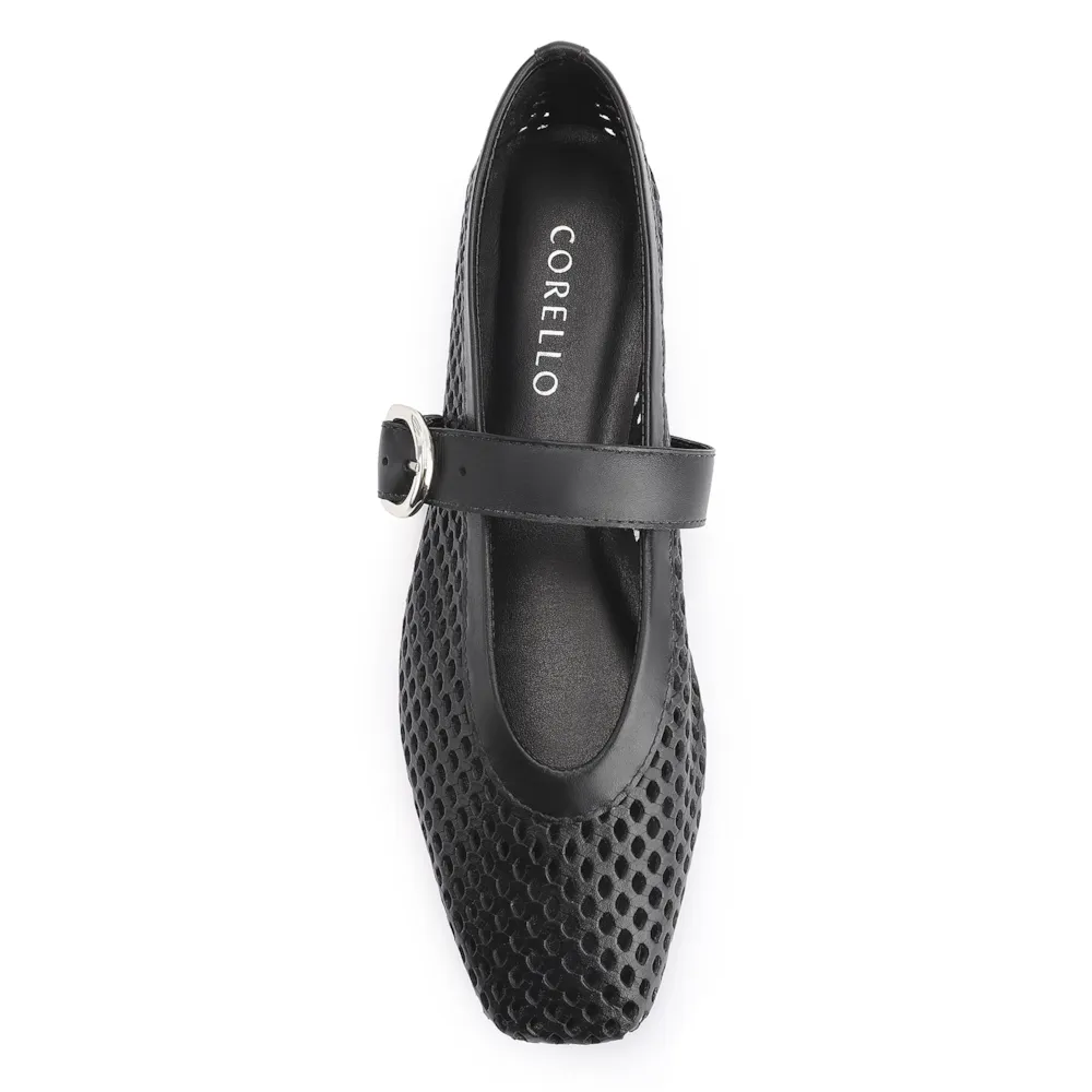 Sapatilha Fivela Couro Preto - imagem 5