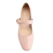 Sapatilha Fivela Couro Rosa - imagem 5