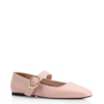 Sapatilha Fivela Couro Rosa - imagem 1