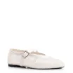 Sapatilha Fivela Tela/Verniz Off White - imagem 1