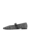 Sapatilha Fivela Tweed Preto/Verniz Preto - imagem 4