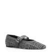 Sapatilha Fivela Tweed Preto/Verniz Preto - imagem 1