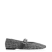 Sapatilha Fivela Tweed Preto/Verniz Preto - imagem 2
