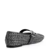 Sapatilha Fivela Tweed Preto/Verniz Preto - imagem 3