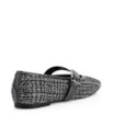 Sapatilha Fivela Tweed Preto/Verniz Preto - imagem 3