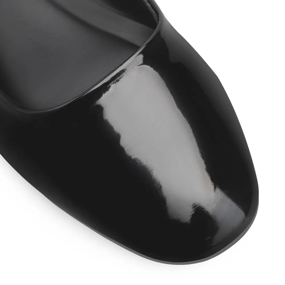 Sapatilha Fivela Verniz Preto - imagem 6