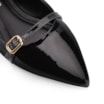 Sapatilha Fivela Verniz Preto - imagem 6