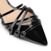 Sapatilha Fivelas Verniz Preto - imagem 6
