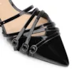 Sapatilha Fivelas Verniz Preto - imagem 6