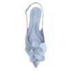 Sapatilha Flor Couro Azul - imagem 6