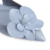 Sapatilha Flor Couro Azul - imagem 7