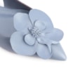 Sapatilha Flor Couro Azul - imagem 7