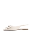 Sapatilha Flor Couro Off White - imagem 4