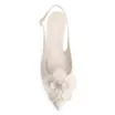 Sapatilha Flor Couro Off White - imagem 5