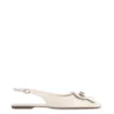 Sapatilha Flor Couro Off White - imagem 2