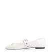 Sapatilha Ilhós Verniz Off White - imagem 4