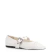 Sapatilha Ilhós Verniz Off White - imagem 1