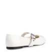 Sapatilha Ilhós Verniz Off White - imagem 3