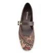 Sapatilha Jacquard Paisley /Alt Marrom Escuro - imagem 6