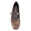 Sapatilha Jacquard Paisley /Alt Marrom Escuro - imagem 6