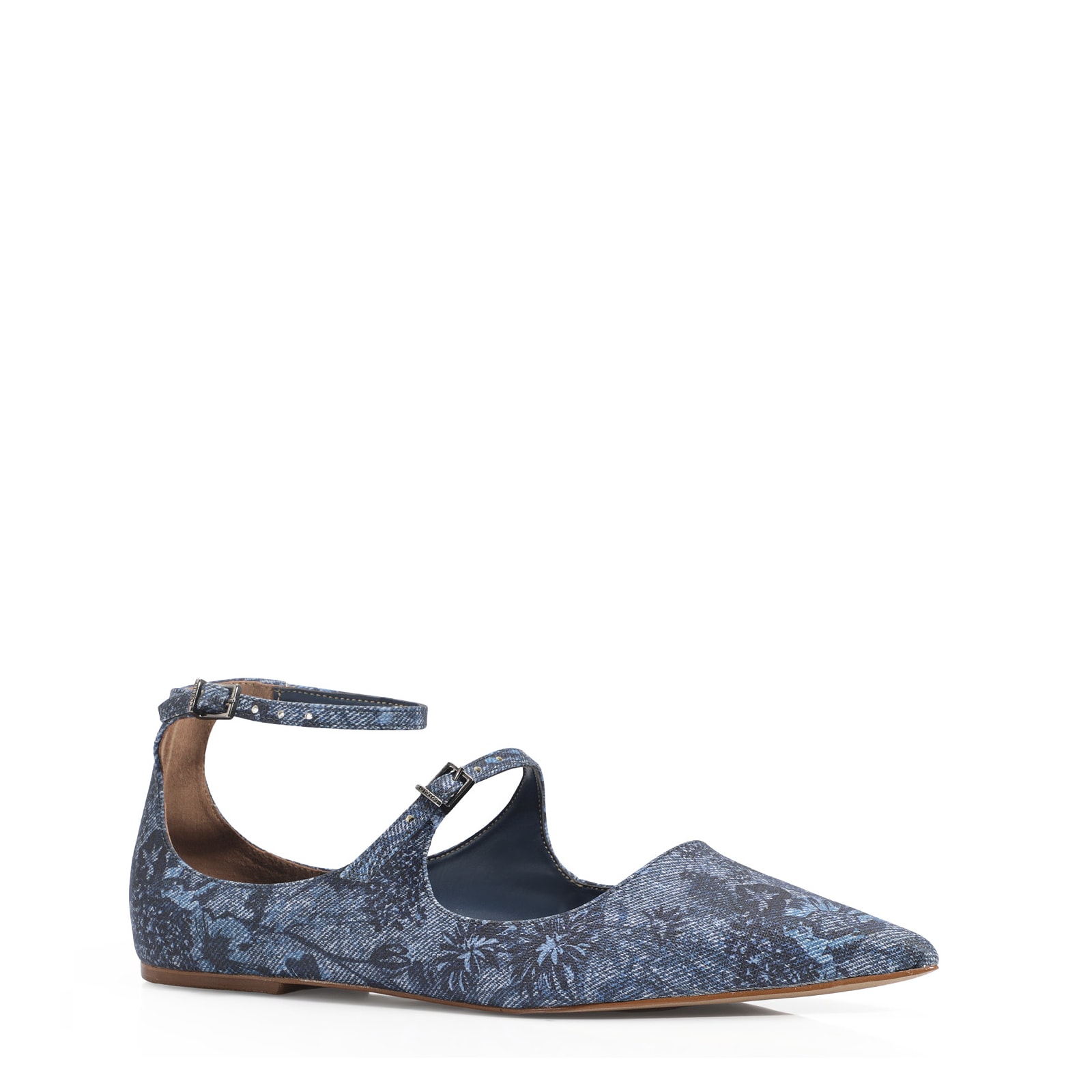 Sapatilha Jeans Floral