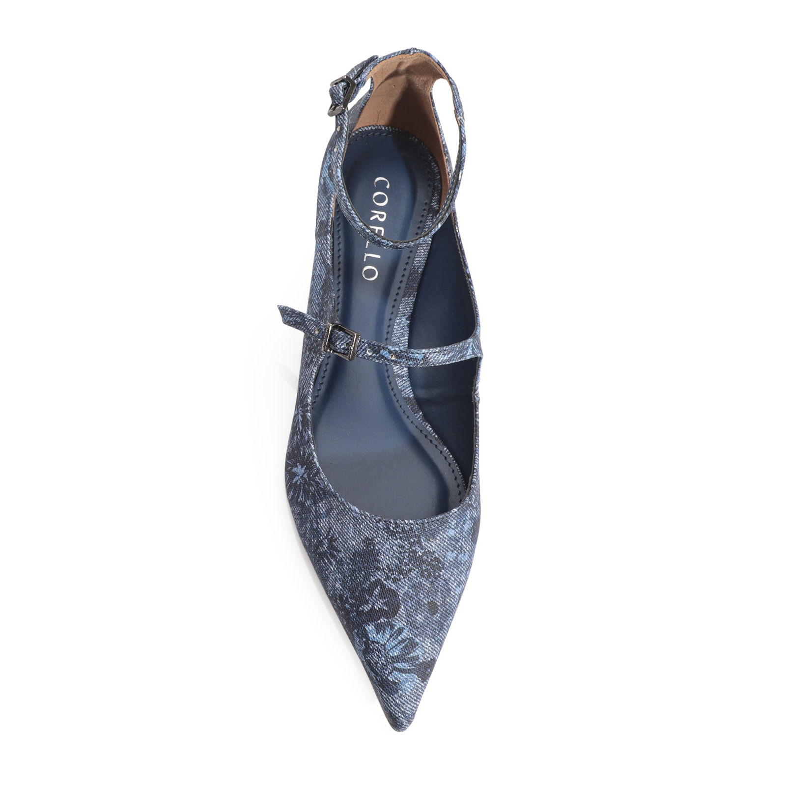 Sapatilha Jeans Floral