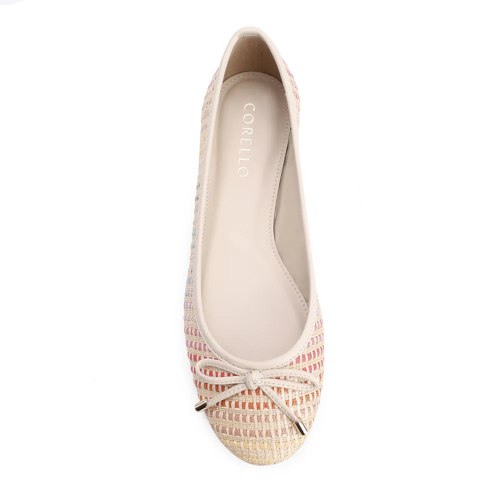 Sapatilha Laço Alt Off White/Ráfia Colorida - imagem 5