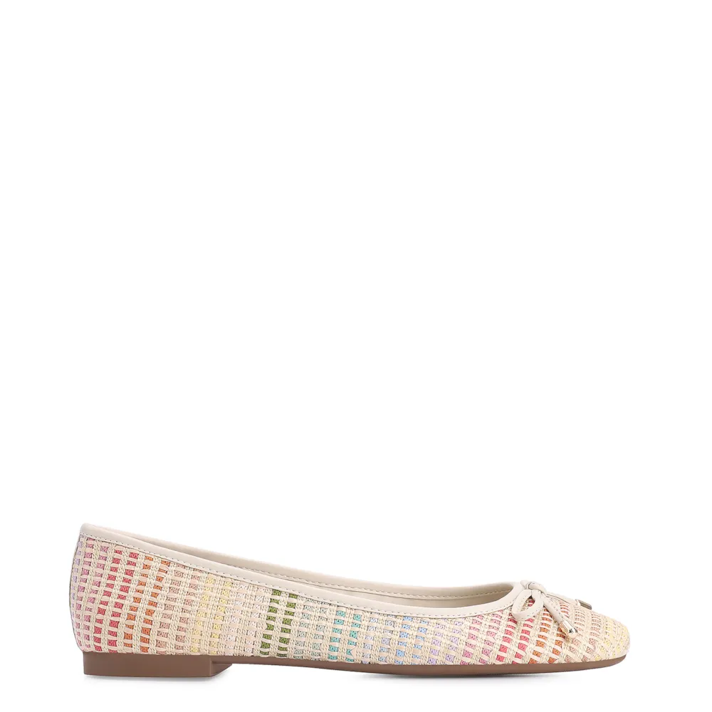 Sapatilha Laço Alt Off White/Ráfia Colorida - imagem 2
