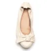 Sapatilha Laço Couro Off White - imagem 6