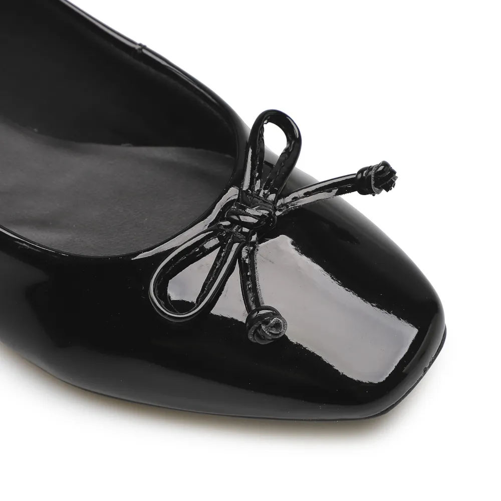 Sapatilha Laço Verniz Preto - imagem 6