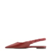 Sapatilha Lenço Couro Vermelho - imagem 4
