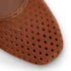 Sapatilha Marrom Claro Couro Nobuck Floater Perfuro Fivela - imagem 6