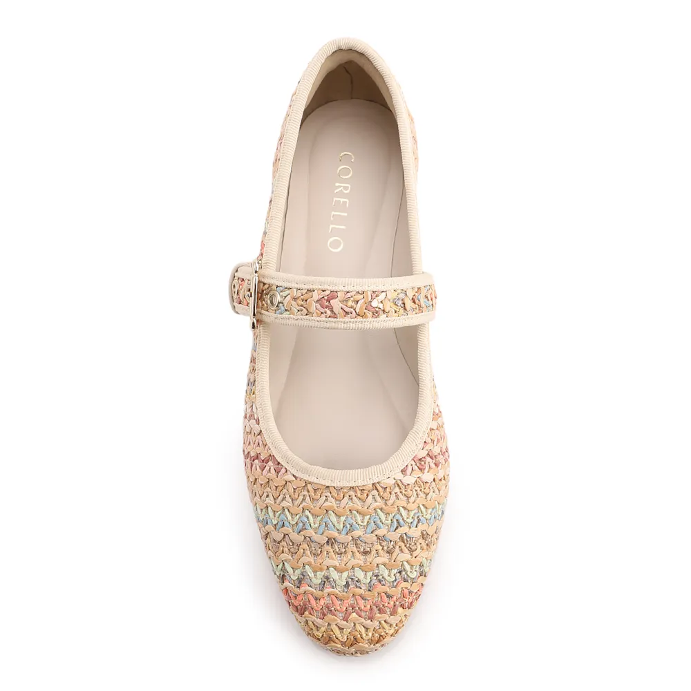 Sapatilha Off White Alt Acabamento Ráfia Multicolor - imagem 5