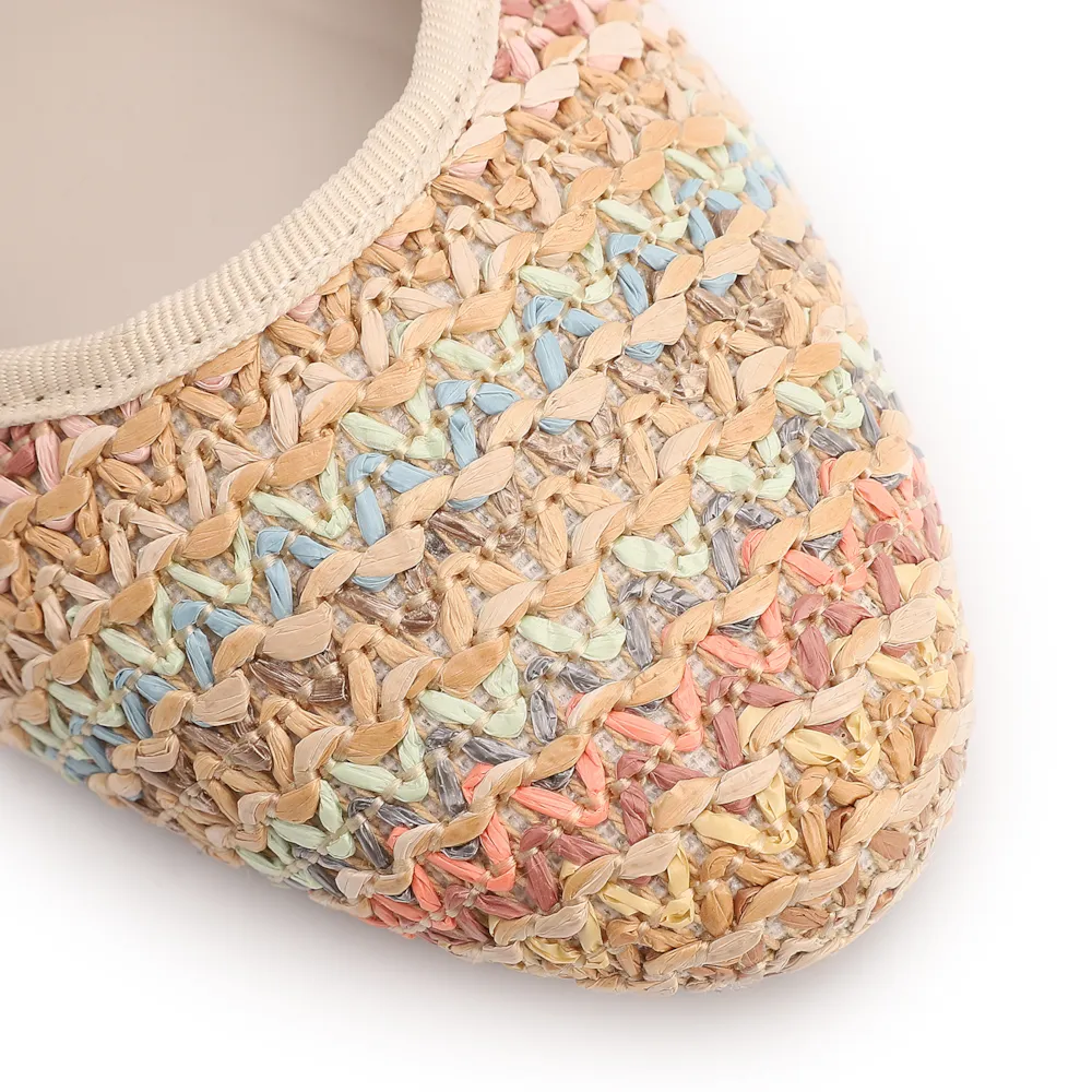Sapatilha Off White Alt Acabamento Ráfia Multicolor - imagem 6