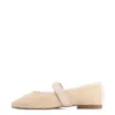Sapatilha Off White Alt Ráfia Tramada Fivela Dourada - imagem 4
