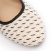 Sapatilha Off White Alt Rafia Tramado Fivela Bicolor - imagem 6
