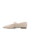 Sapatilha Off White Couro Croco Fivela Dourada - imagem 4