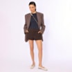 Sapatilha Off White Couro Elástico - imagem 8
