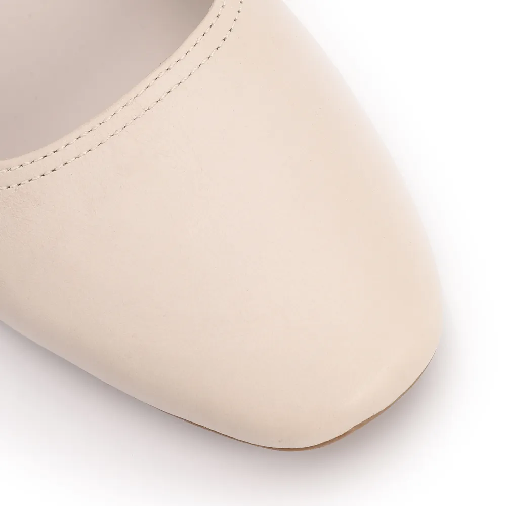 Sapatilha Off White Couro Pedras - imagem 6