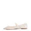 Sapatilha Off White Couro Tira Perfuro - imagem 4