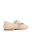 Sapatilha Off White Ráfia/Alt Dupla Tira Fivela - imagem 4