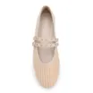Sapatilha Off White Ráfia/Alt Dupla Tira Fivela - imagem 6