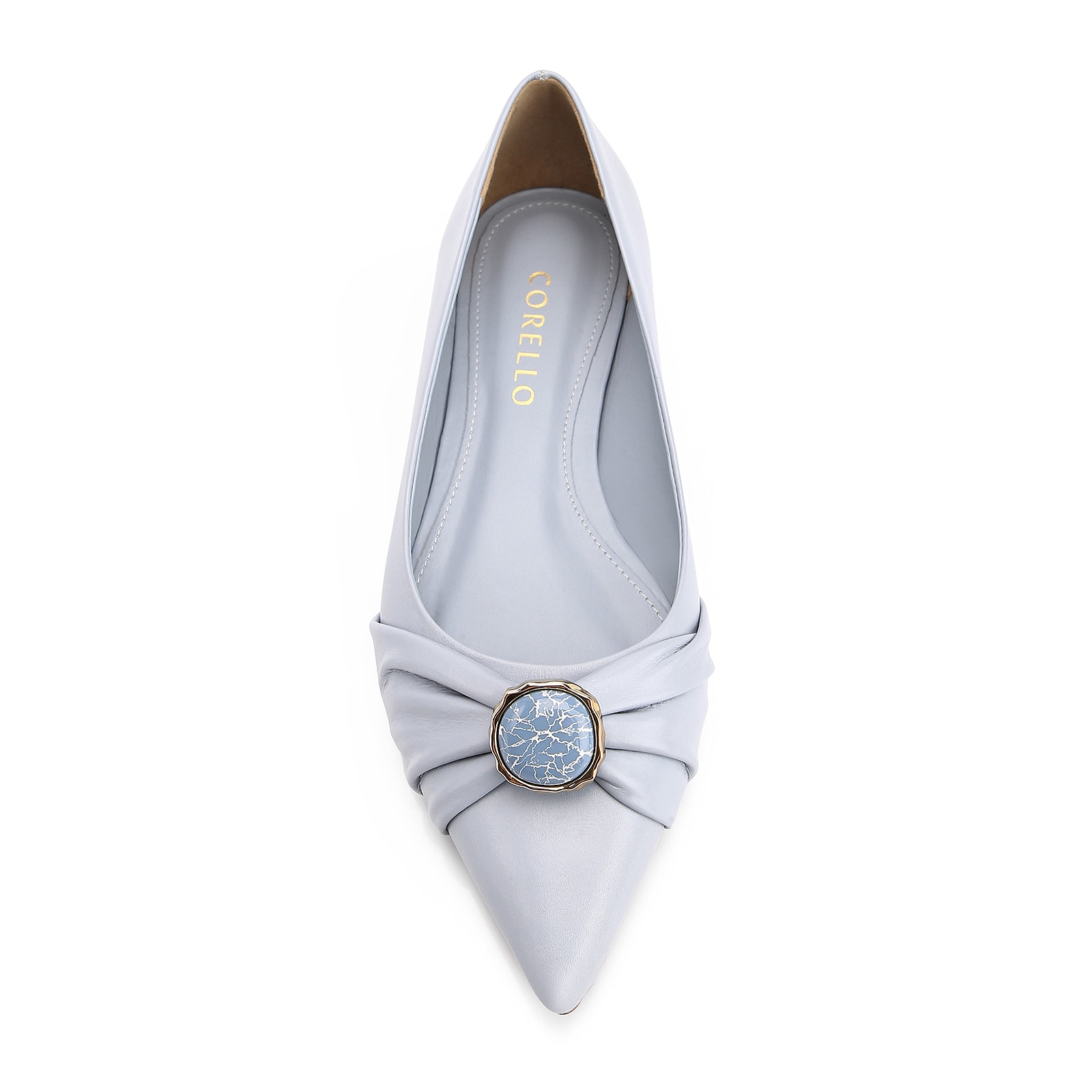Sapatilha Pedra Couro Azul