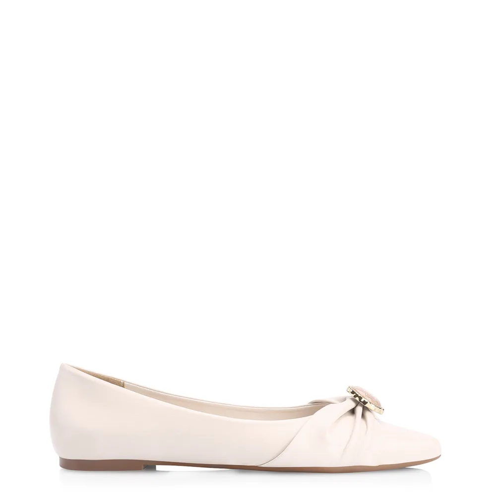Sapatilha Pedra Couro Off White - imagem 3