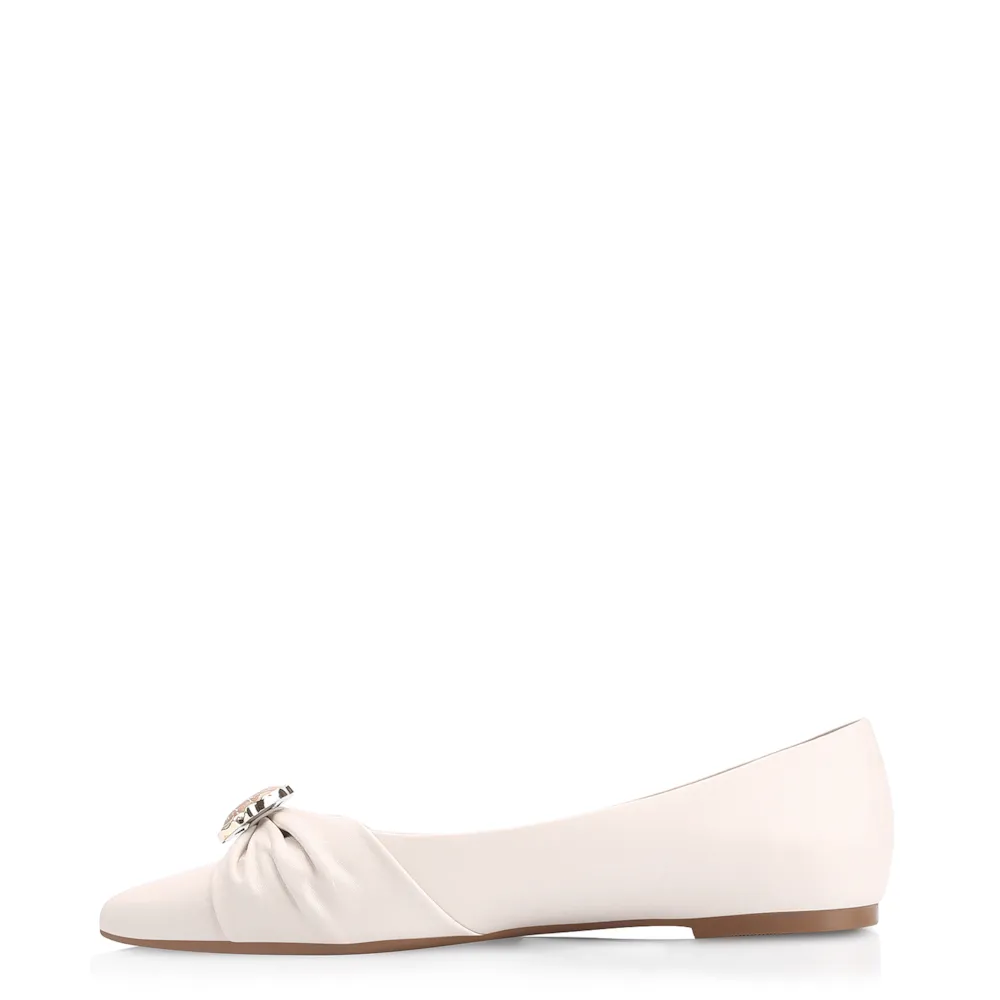 Sapatilha Pedra Couro Off White - imagem 5