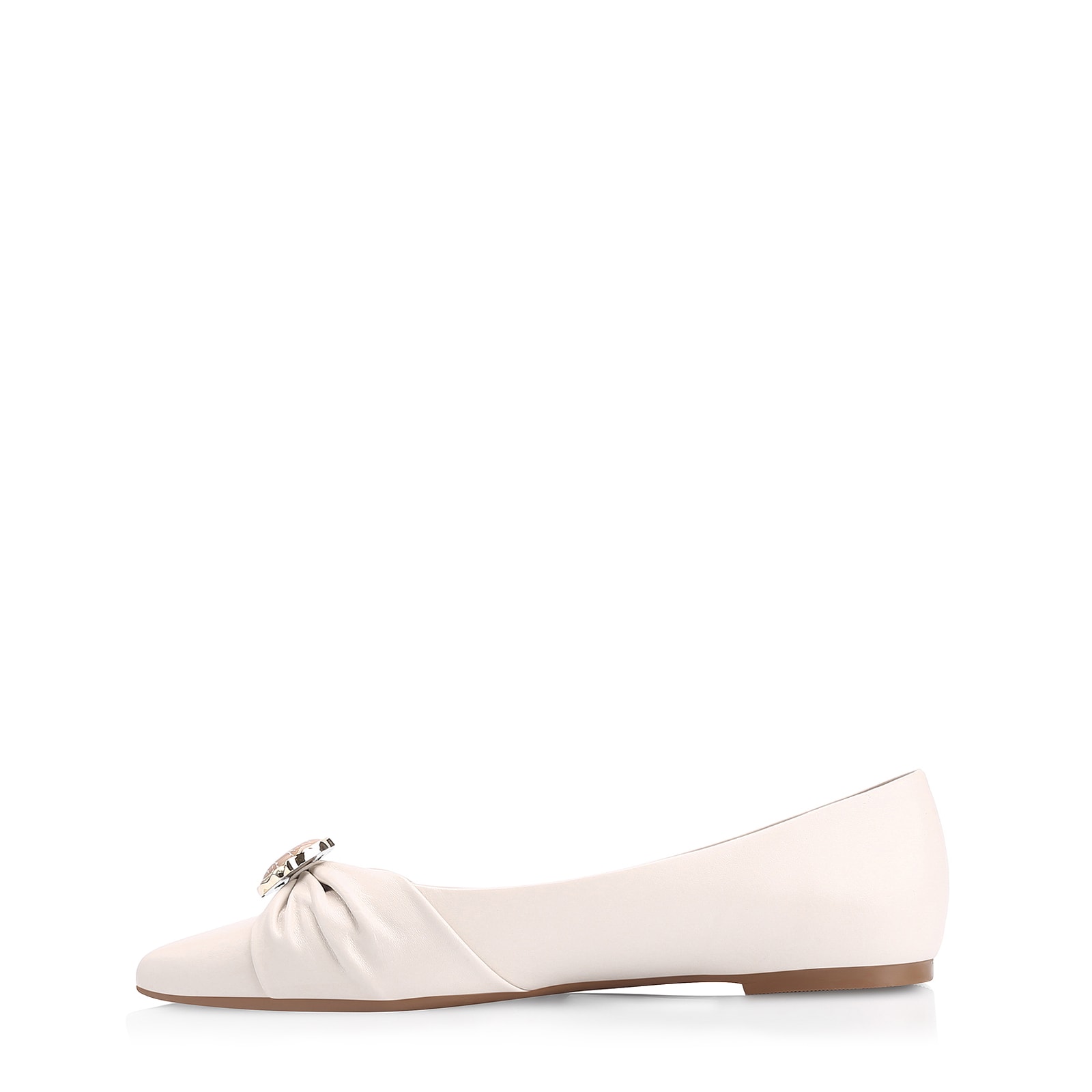 Sapatilha Pedra Couro Off White