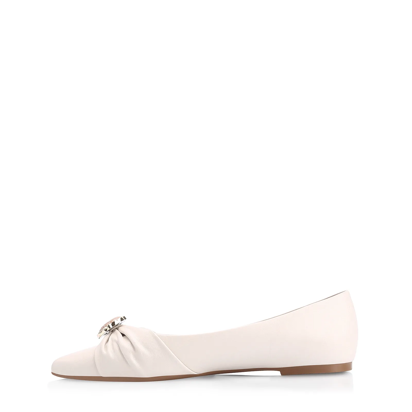 Sapatilha Pedra Couro Off White