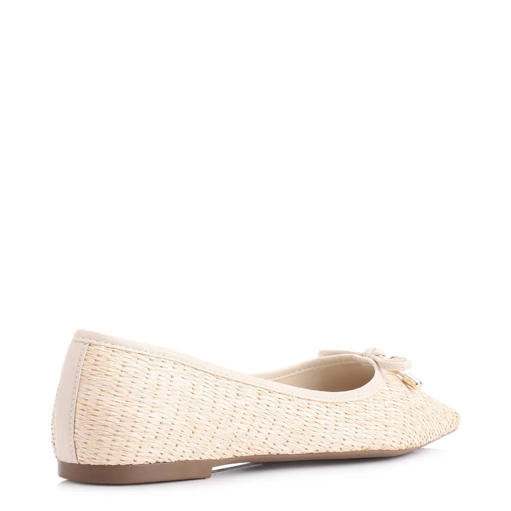 Sapatilha Ráfia Natural/Alt Off White - imagem 3